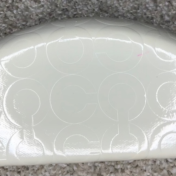 Coach Sunglass/ Eyeglass Off White Hard Case - Picture 2 of 5